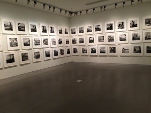 A room of Lee Friedlander's America by Car photographs